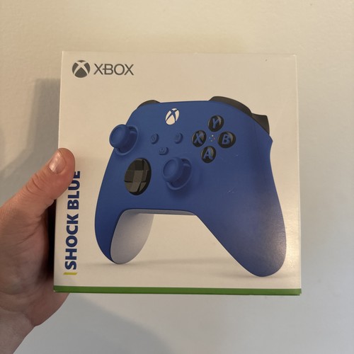 Shock blue xbox controller - blue,